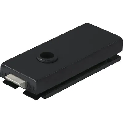 Produktbild von DORMA Glastür-Schloss Studio Classic unversperrbar, für Glas 8-10mm, 10.002, Alu schwarz