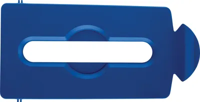 Produktbild von Rubbermaid - Deckel Slim Jim Rs Paper Blue | 1 Stück