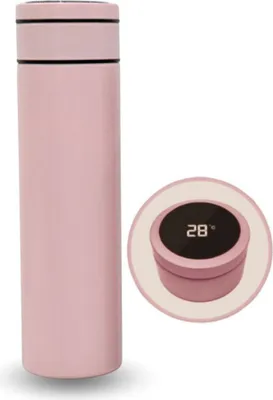 Immagine prodotto di BOT Thermos con termometro e batteria sostituibile rosa
