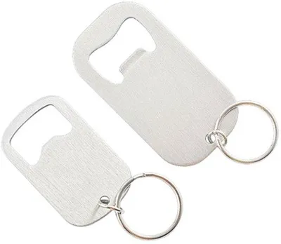 Produktbild von 2er-Pack Edelstahl-Flaschenöffner platt