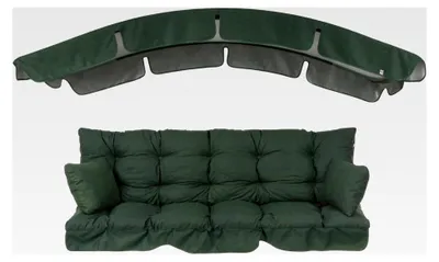 Produktbild von Hollywoodschaukel Auflage 175 cm Ravenna mit Sonnendach und Kissen