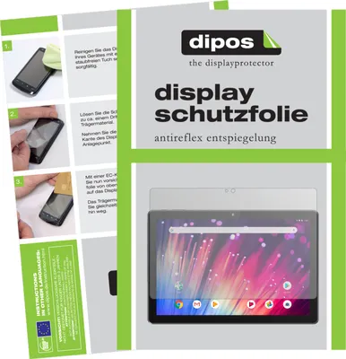 Produktbild von 2x Schutzfolie für Peaq PET 100 matt Displayschutzfolie Folie Display Schutz dipos
