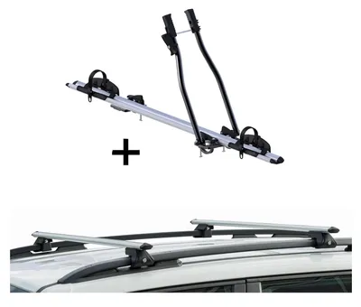 Produktbild von Fahrradträger SAGITTAR + Relingträger CRV135 kompatibel mit VW Passat Alltrack ab 15
