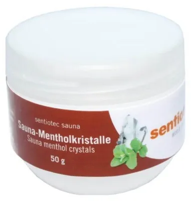 Produktbild von Mentholkristalle 50 g für Saunaaufguss – für intensiven, kühlenden und anregenden Duft