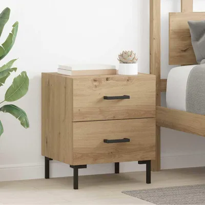 Productafbeelding van vidaXL Nachtkastje Artisan-Eik, 40 x 35 x 47,5 cm, houtvezel