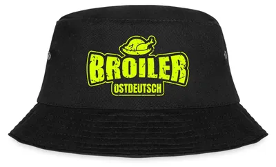 Produktbild von Spreadshirt Ostdeutschland Broiler Fischerhut, S/M (Caps), Schwarz