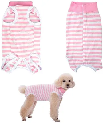 Immagine prodotto di Set per la riabilitazione del cane - Maglione traspirante per cani con vestibilità regolabile - Taglie S e M