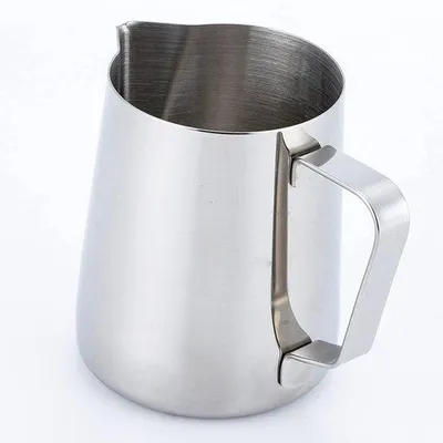 Immagine prodotto di Schiumatore per latte in acciaio inossidabile da 350 ml per cappuccino