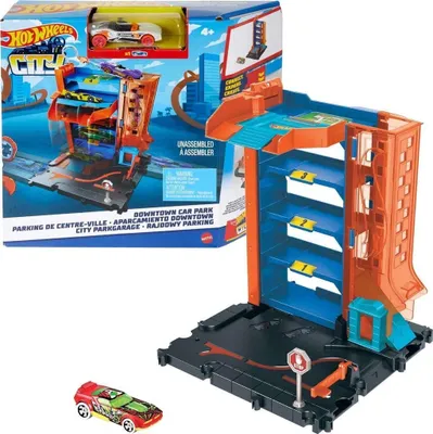 Zdjęcie produktu dla Hot Wheels City HDR28, Zestaw pojazdów i torów, 4 lat(a), Plastik, Wielobarwny