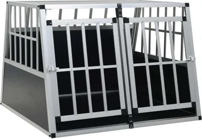 Produktbild von Hundetransportbox mit Doppeltür 94 x 88 x 69 cm
