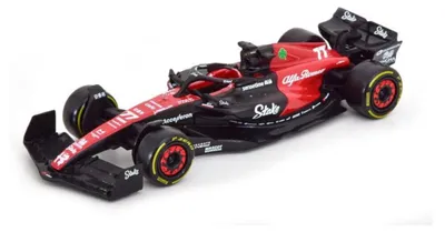 Obrázok produktu pre BBURAGO Alfa Romeo C43 (2023) - #77 Bottas, Model športového automobilu, predmontovaný, 1:43, Alfa Romeo Orlen C43, Akékoľvek pohlavie, Kov, Plast