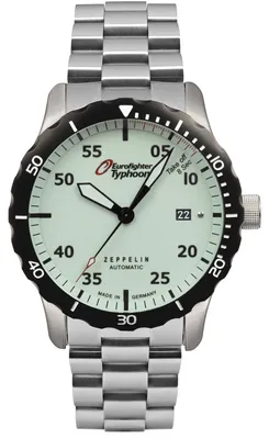 Produktbild von ZEPPELIN 7268M-5 Chronograph Uhr Herrenuhr Edelstahl Chrono Datum silber