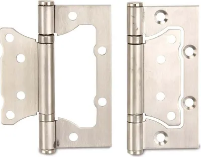 Produktbild von MASTERPROOF PROFESSIONAL Edelstahl Scharnier Türband Beschlag platzsparend 100 mm, 2 Stück, inkl. Schrauben