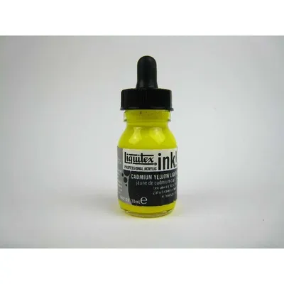 Produktbild von Liquitex Ink KADMIUM GELB HELL 30ml Acryl Airbrushfarbe 4260159