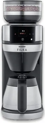 Produktbild von Severin Filterkaffee-Vollautomat FILKA KA 4853 gebürstetmattschwarzsilber