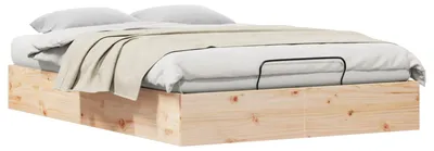 Obrázok produktu pre Posteľový rám s úložným priestorom Prírodná 140 x 190 cm