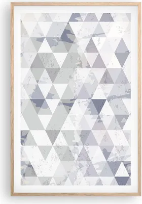 Produktbild von Gerahmtes Poster - Rahmen in heller Eiche - Abstraktion modern - 61x91,5 cm - Wand Bild - Wanddeko - Wandbilder - Wandposter - Bilderrahmen - Bilder - Kunstdruck - Wandbild - P2NPA61x91-4075