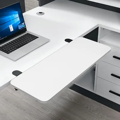 Produktbild von Ergonomische Schreibtischverlängerung mit Handgelenkauflage und Befestigungsklemme
