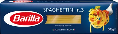 Produktbild von Barilla Hartweizen Pasta Spaghettini n. 3, 24er Pack (24 x 500 g)