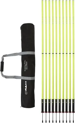 Produktbild von Schmale Stangen mit Federbasis - 180 cm - 10 Stück - Gelb