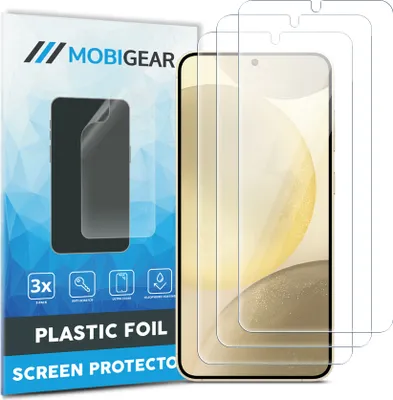 Produktbild von Mobigear  Samsung Galaxy S25 Displayschutz Schutzfolie - Hüllenfreundlich (3er Pack)