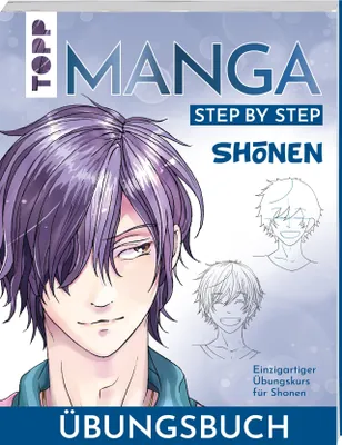 Produktbild von Sh¿nen. Manga Step by Step Übungsbuch