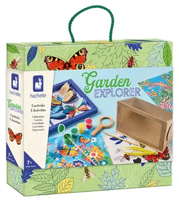 Produktbild von Janod Atelier - Garten Entdecker Kreativset für Kinder ab 7 Jahren