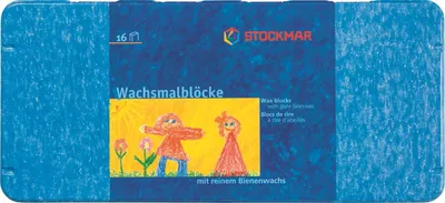 Productafbeelding van Stockmar 35000 potloden, wit, citroengeel, goudgeel, oranje, karmijnrood, kersenrood, geelgroen, groen, blauwgroen, blauw, ultramarijnblauw, blauwpaars, roodpaars, roodbruin, geelbruin, zwart