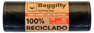 Productafbeelding van Solidchoice - 120L 100% Gerecycleerde Vuilniszakken 85 x 105 cm