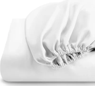Produktbild von Bettlaken/Blatt aus GF-Baumwolle, weiß, 120 x 60 cm