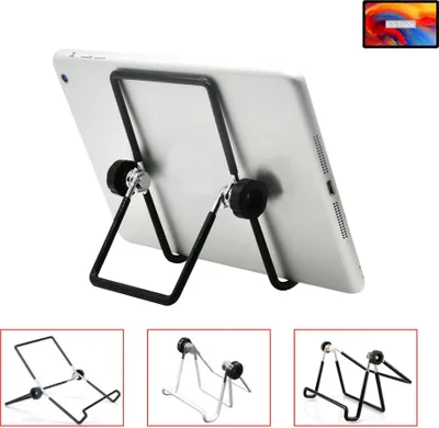 Produktbild von K-S-Trade Tablet-Ständer Tablet-Halterung Tablet-Aufsteller kompatibel mit Lenovo Pad Plus 11 faltbarer Tischständer Tablet Halterung