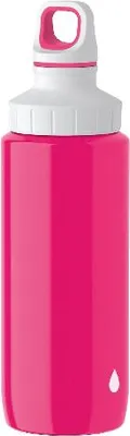 Produktbild von emsa Trinkflasche Drink2Go Lightsteel 0,6 L pink
