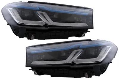 Zdjęcie produktu dla Reflektory LED pasujące do BMW serii 5 G30 Limuzyna i G31 Touring (2017–2019) w wersji LCI