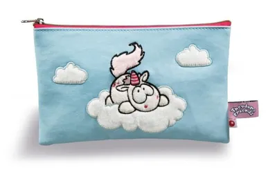 Zdjęcie produktu dla Theodor Piórnik-Kosmetyczka 20x13cm – Elegancka organizacja kosmetyków w modnym kolorze.