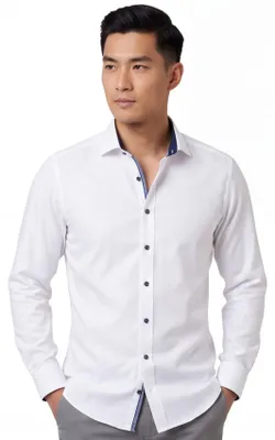 Immagine prodotto di Camicia business Olympus extra slim fit bianca tinta unita