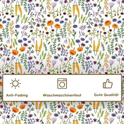 Productafbeelding van Tafelkleed Lentebloemen - Bloementafelkleed Keuken - Tafel Decoratie - Aquarel Print - 100 x 100 cm - Kleurrijk