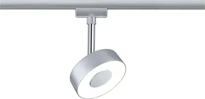 Produktbild von Paulmann LED URail Schienenstrahler Spot Circle Chrom matt 5W 308lm warmweiß 2700K