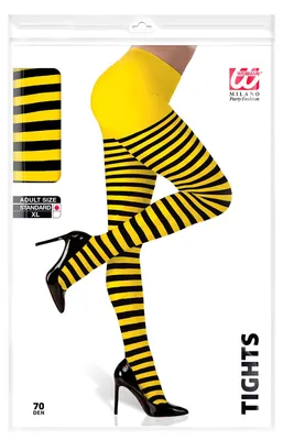 Produktbild von W WIDMANN MILANO Strumpfhose gestreift/punktiert, 70 DEN, Halloween