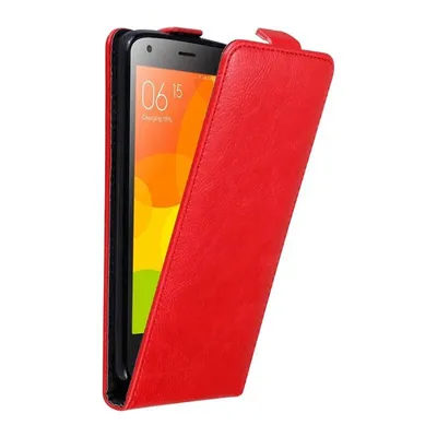 Obrázek produktu pro Cadorabo pouzdro pro Xiaomi Mi 2 Protective Cover in Red Flip Case Obal na mobilní telefon