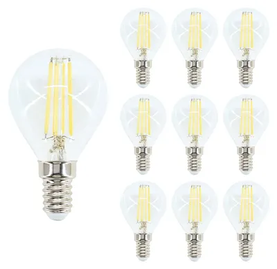 Produktbild von Bemko Premium E14 LED-Lampe P45 6W 700lm 2700K warmweiß 10 Stück