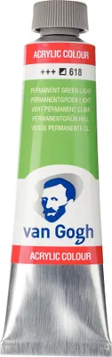 Immagine prodotto di Van Gogh tubo di colore acrilico 40 ml permanente verde chiaro 618