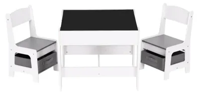 Image de Ensemble de meubles pour enfants table + 2 chaises table ECOTOYS