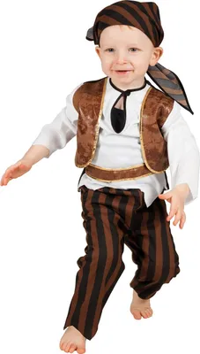 Produktbild von Wilbers Kinderkostüm Baby Pirat  Gr. 86 - 98 cm - Kleinkinder Piraten Seeräuber 92 cm