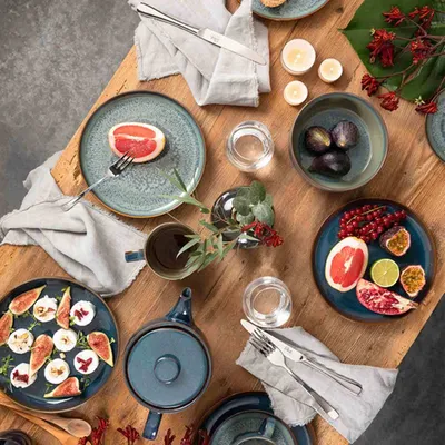 Immagine prodotto di Crafted Denim Fruehstuecks Set 6tlg. | like. by Villeroy & Boch | Premium Porcelain | Art.-Nr. 1951689071 | EAN 4003686402713