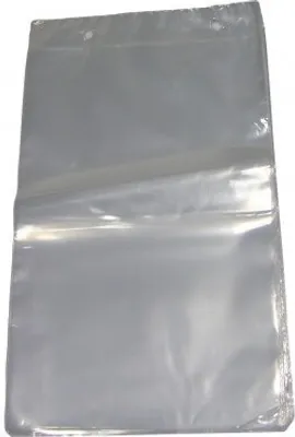 Produktbild von 400 Poly Abrissbeutel transparent hdpe 250x370+30mm