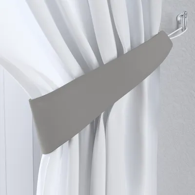 Produktbild von Dekoria Raffhalter Victoria, grau, 12 x 70 cm