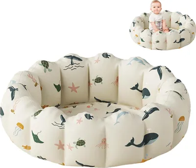 Produktbild von Planschbecken,Planschbecken Baby,Runder Aufblasbarer Kinderpool,100cm Planschbecken Klein,Planschbecken für Kinder,Planschbecken,für Hinterhof,Garten