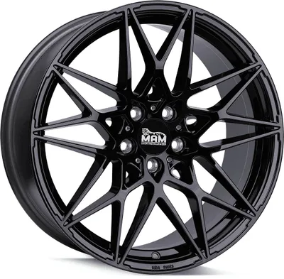 Produktbild von 18 Zoll MAM B2 5x120 ET35 Alufelgen BLACK PAINTED