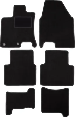 Immagine prodotto di Tappetini in velluto nero per: Nissan Qashqai +2 Crossover (2008-2013)