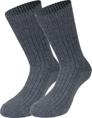 Produktbild von Tobeni 1 Paar Herren Bundeswehrsocken Arbeitssocken Army Socken Kurz Wolle, Farbe:Grau, Grösse:40-41